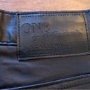 One Teaspoon  Waxed Black Pant Skinny Ankle Stretch Jean Scallywags SIZE 28 $148 Photo 3