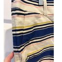 The Loft NWT Riviera Shorts Cotton Blue Pink Stripes Nautical 4” Inseam Women’s 14 Photo 2