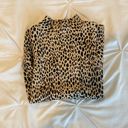 Brandy Melville /JOHN GALT Cheetah High Neck Crop Top Photo 0