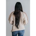 Listicle Contrast Stitch Mock Neck Sweater Photo 2