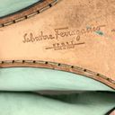 Salvatore Ferragamo  Sport Suede Penny Loafers Elasticized Topline Mint Green 6 Photo 6