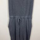 Sundry ‎ 2 Jumpsuit Womens Medium Gray Jogger Sleeveless Drawstring Casual Lounge Photo 5