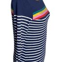 Boden Breton long sleeve top striped with colorful accent size 4 Photo 2