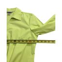 Christopher & Banks  Women Sz Small Petite Green Shirt Collar Tie Front (16-238P) Photo 5