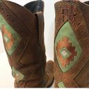 Durango  Western Cowboy  Cowgirl Boots Turquoise Diamond Leather Size 7 Photo 10