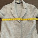 Boden Sally Boiled Wool in Gray Trench Long Coat Size 4 R Photo 6