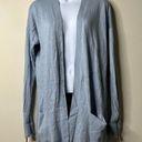 Michael Kors MICHAEL  Baby Blue Open Front Cardigan Small Photo 0