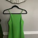 Mango Green Ribbed Knit Halter Neck Mini Dess Women's Size Small Photo 3