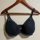 Natori  dark charcoal gray lace bra - size 36DD Photo 6