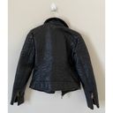 Marc Jacobs  New York Vegan Faux Leather Moto Jacket Black Size Small Photo 1