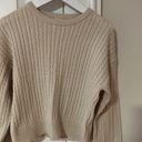 Cotton On cropped cable knit sweater Photo 1