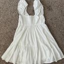Abercrombie & Fitch Women's Ruched Flutter Sleeve Mini Dress Photo 2