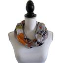 infinity Autumn Themed Gnome  Scarf Gray Multicolor Women’s OSFM Photo 0