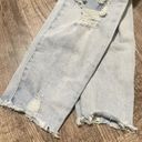 Risen  Straight Leg Jeans Size 26 Distressed High Waisted Light Wash Ankle Relax Photo 7