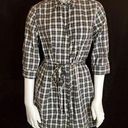 Steven Alan  Blue, Green, White, & Yellow Plaid Button Down Dress & Belt (M) Photo 1