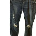 Pistola  ladies dark wash distressed cropped designer denim size 29 Photo 0