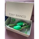 Tony Bianco  Serri Sandal in Vinylite & Lime Nappa 9 New Womens High Heels Photo 3