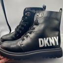 DKNY Crystal Logo Combat Boots Photo 1