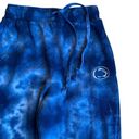 Zoozatz  Joggers Penn State Blue Tie-Dye, PaperBag Tapered Ankle Tie-Waist  EUC Photo 2