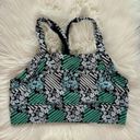 Free People  In Your Corner Racerback Sports Bra | Daisy Check Floral | XL Photo 0