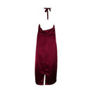 Jason Wu  Oxblood Silky Satin Halter Slip Midi Dress size Medium Photo 6