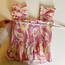 Hill House NWT  The Paz Top Linen in Candy Kaleidoscope Photo 9