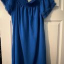 Xhilaration Blue Off The Shoulder Dress Photo 0