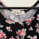 Tres Bien Black Floral Flowy Dress Photo 7