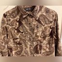 NORTH RIVER COUNTRY Size Medium Paisley Horse Western Snap Shirt Photo 1