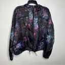 FILA  dolman lightweight windbreaker Jacket black multicolored pattern size XL Photo 0