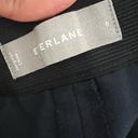 Everlane  The Curvy Side-Zip Stretch Cotton Pants Navy Sz 6 Photo 3