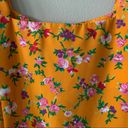 City Triangles NWT Orange Floral Sleeveless Tank Y2K Dress size 5 Photo 2