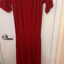 W By Worth  DARK RED 100% RAYON POCKETED DRESS WOMENS SIZE SM Photo 4