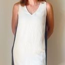 Vince Shift Dress Knee Length Colorblock Size Medium Black/White Business Photo 6