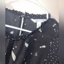 Popsugar  collection Mixed-Print Mini Dress Size Small Black shooting stars Photo 3