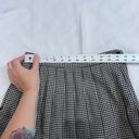 Talbots Vintage  Black & White Houndstooth Pleated Midi Skirt Photo 4