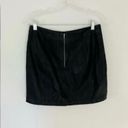 Free People Faux Leather Black Mini Skirt Neutral Holiday Party Emo Grunge Photo 4