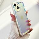 Holographic Nebula Shockproof iPhone 14 Pro Max case Photo 2