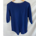 Ann Taylor  Blue Knit Sweater Size SP Photo 5