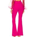 Nookie  Illusion Flare Pant Barbie Pink SMALL Stretch High Rise Slimming Neon NEW Photo 2