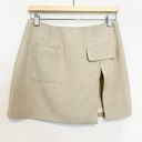 White Fox Boutique NWT White Fox On The List High Rise Faux Cargo Mini Skirt Beige New Size Small Photo 9