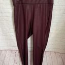 Lane Bryant  wine burgundy high rise leggings Size 22/24 Photo 3