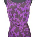 Loft  Purple Butterfly Sleeveless Dress - Size 6 Photo 1