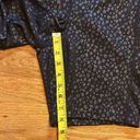 Bebe  Sport Leopard Print Animal Print Black Bike Athletic Shorts Size Large Photo 3