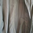 Banana Republic Vtg  Adult Nylon Trench Coat XLarge Khaki Green Safari 80's Photo 7