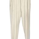 Loft  Womens Sleep Sz XS Jogger Pants Loungewear Pajama Sleepwear Cream Pockets Photo 0