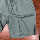 Woman Within  Shorts 14 W Teal Pockets Elastic Waist Mom Shorts Photo 3