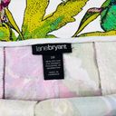 Lane Bryant  Skirt Womens Size 26 White Multi Color Floral Stretch A-Line Mini Photo 2