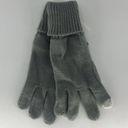 Steve Madden  Womens Gray EZ Tap Gloves One Size Photo 2