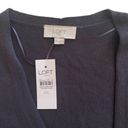 The Loft  Outlet Cardigan Sweater Gray Purple Long Sleeve Open Front Size XXL NEW Photo 7